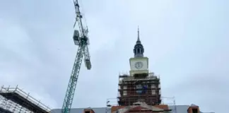 На 60-метровой башне кампуса в Калининграде установят часы